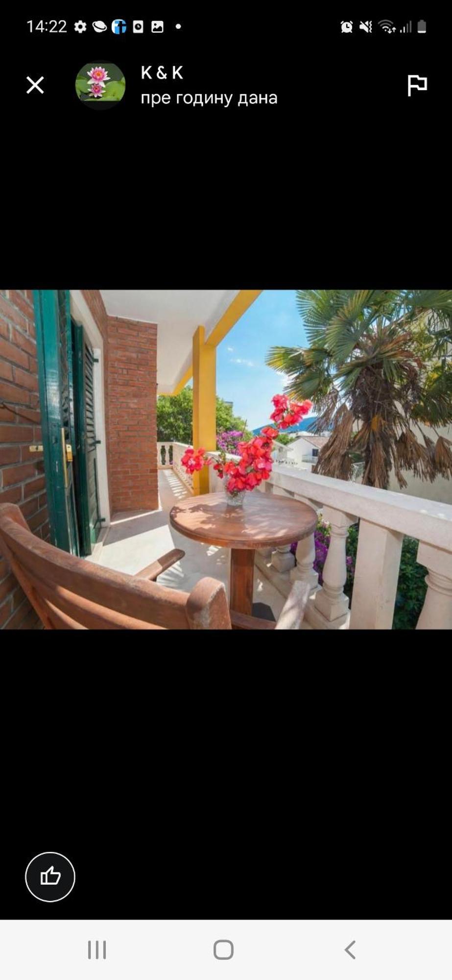 Studio Apartman Sa Pogledom Na More Meljine Kültér fotó